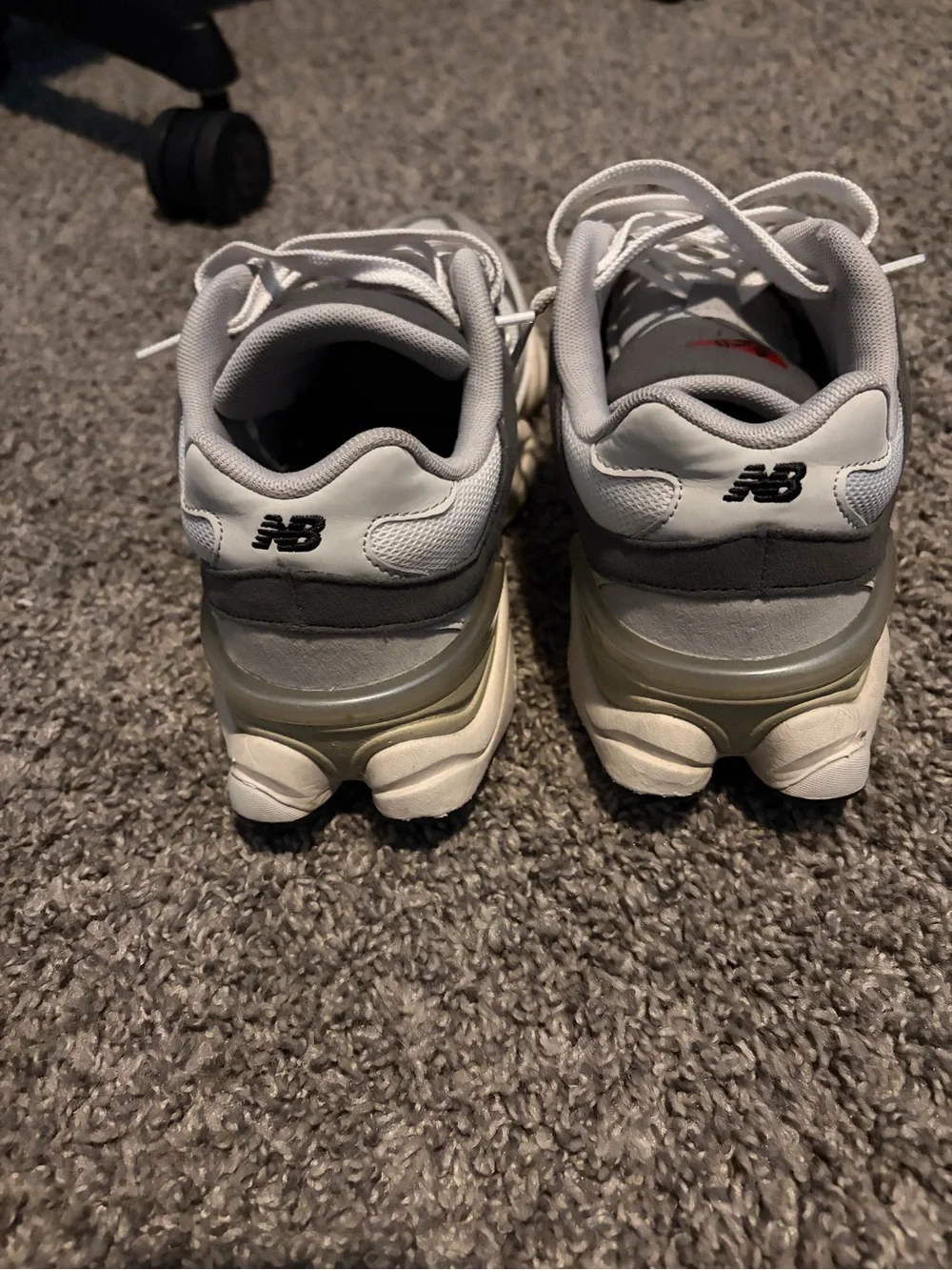 New Balance Kids Light Gray Mesh Sneakers